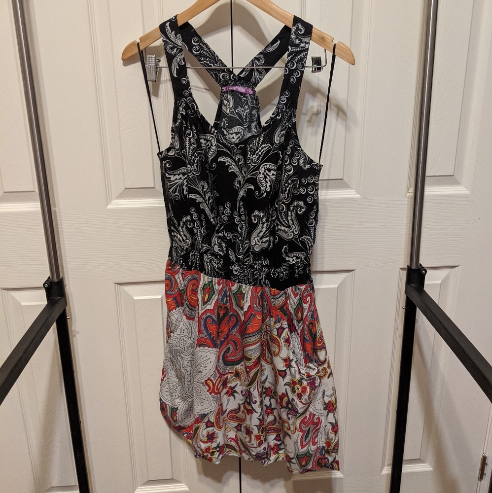 Smart Set colourful printed mini dress